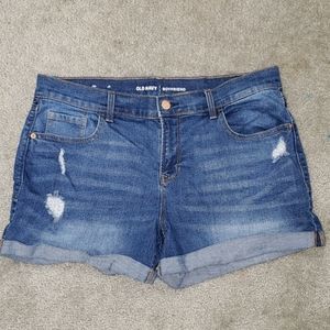 Old Navy Jean Boyfriend Shorts